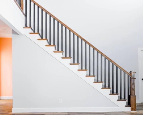 stairway in light and airy new home